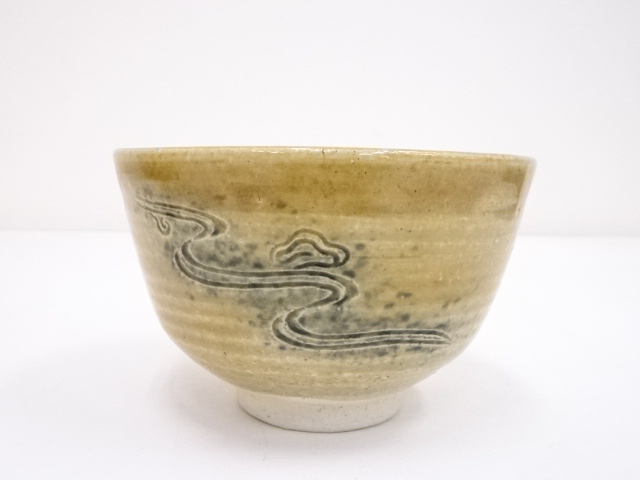 道具 ] - 道具 瀬戸焼 青木九仁博造 黄瀬戸茶碗 | ネットショップ圭